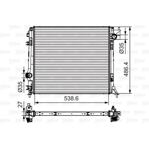 Valeo Engine Radiator 701641