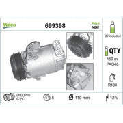 Valeo Air Conditioning Compressor 699398