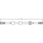 Apec Brake Hydraulic Hose Line Front HOS3010