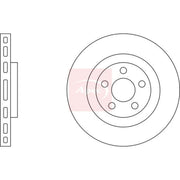 Apec 2 x Vented Front Brake Discs DSK3178