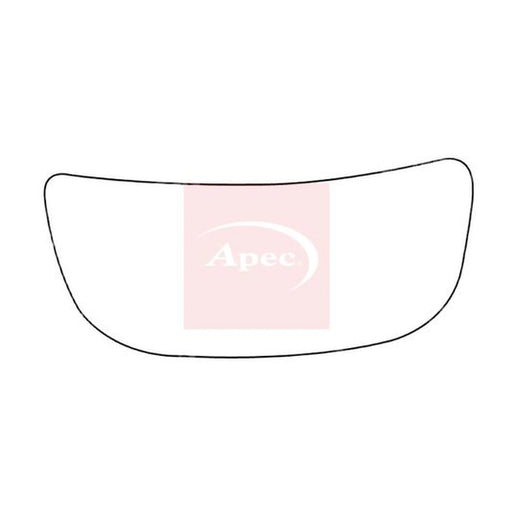 Apec Exterior Wing Mirror Glass Left AMS2738