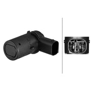 Hella Parking Sensor (PDC) Rear 6PX 358 270-651