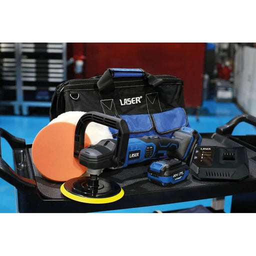 Laser Tools Cordless Polisher 20V Kit (Euro) - PL