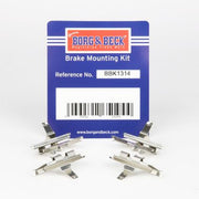 Borg & Beck Brake Pad Accessory Fitting Kit Rear BBK1314