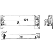 Mahle Engine Oil Cooler CLC 26 000P