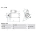 Bosch Reman Starter Motor 0986025730 Bosch  - Town Parts