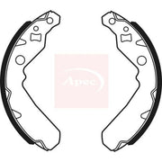 Apec Brake Shoe Set Axle Kit SHU740