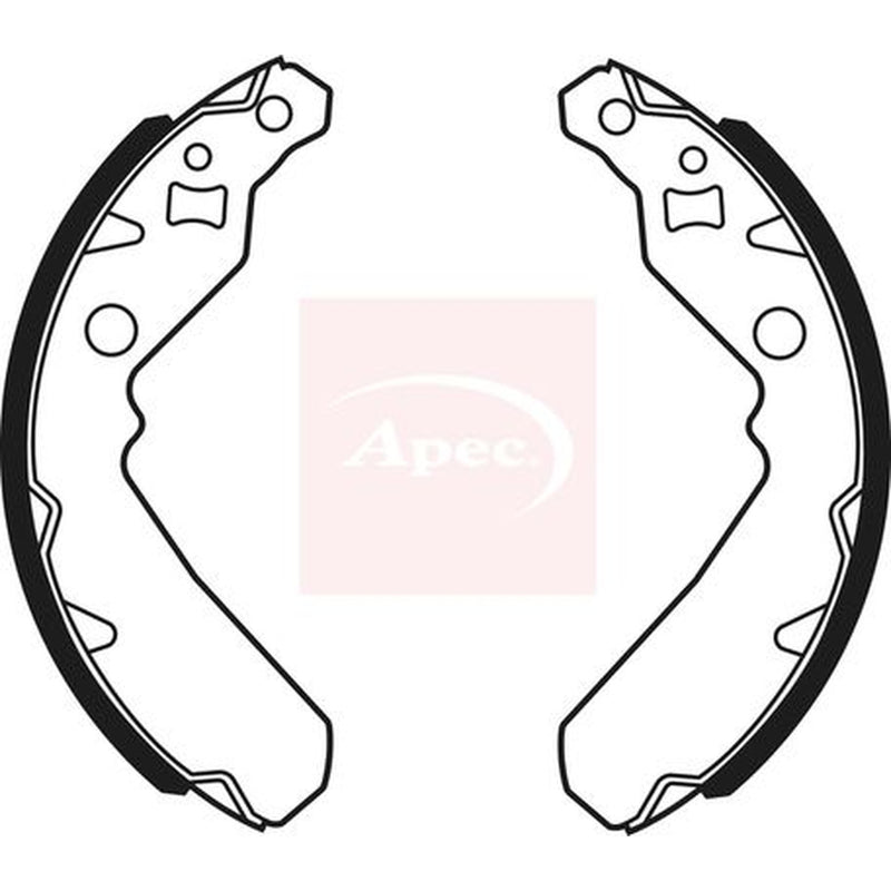 Apec Brake Shoe Set Axle Kit SHU740