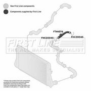 First Line Intercooler Turbo Charge Air Hose Lower FTH1076
