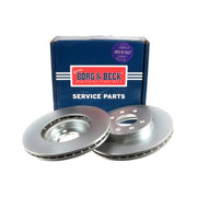 Borg & Beck 2 x Vented Front Brake Discs BBD4579