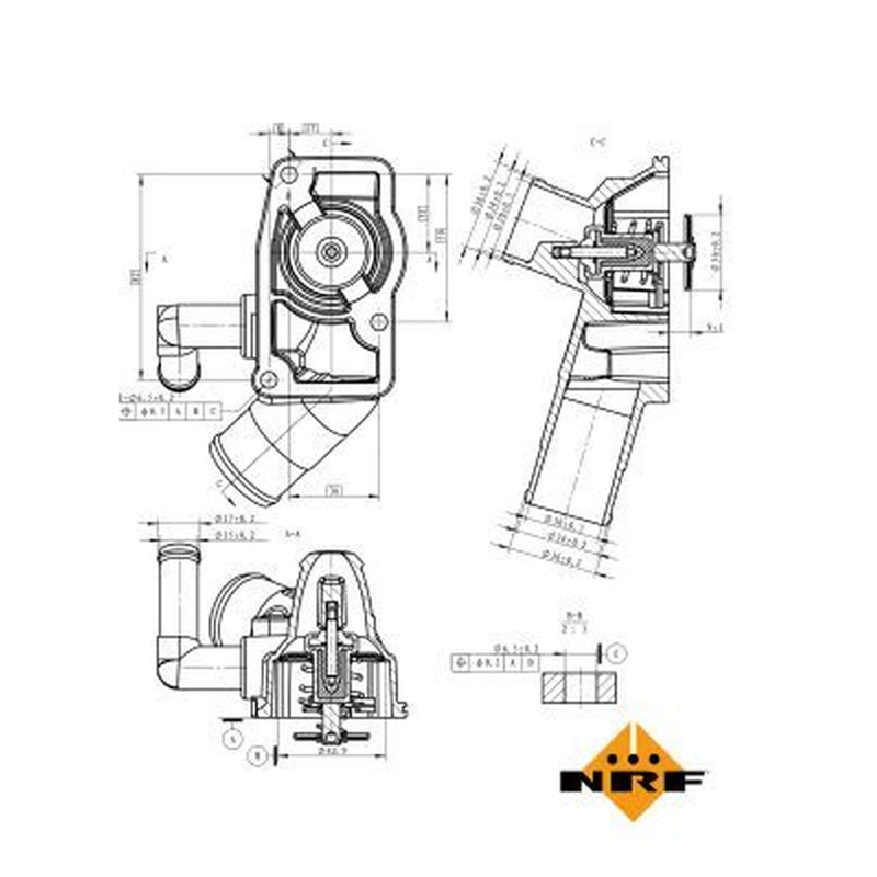 NRF Thermostat,Coolant 725157