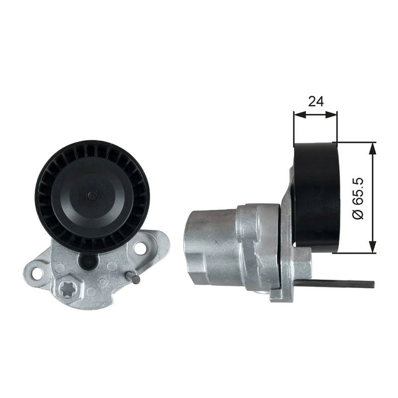 Gates Auxiliary Belt Tensioner T39387