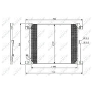 NRF Air Conditioning Condenser 350099