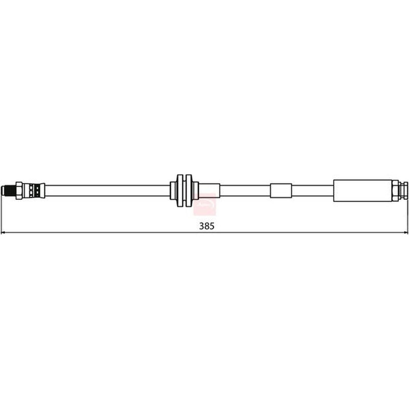 Apec Brake Hydraulic Hose Line Front HOS3927