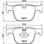 Mintex Rear Brake Pad Set MDB3258