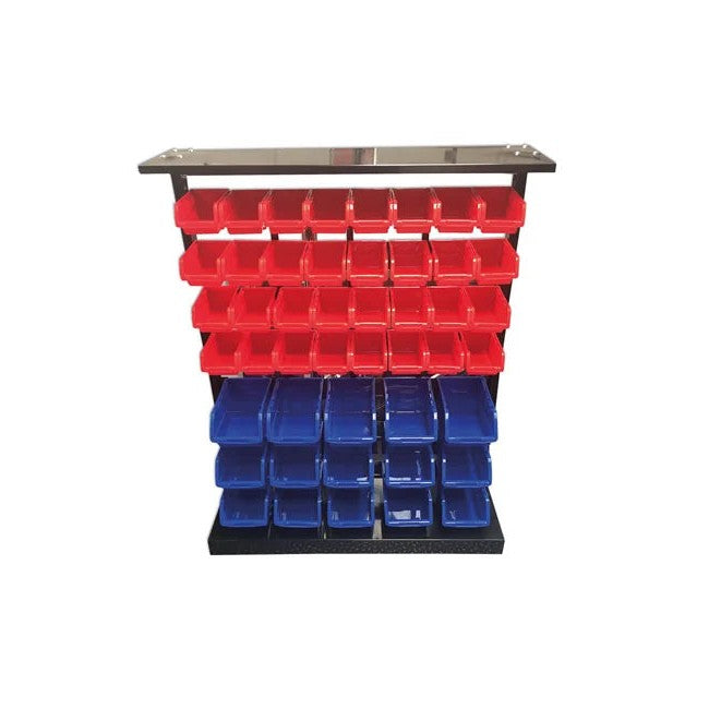 Connect 47 Storage Bin System with Bins and Metal Rack - CPL