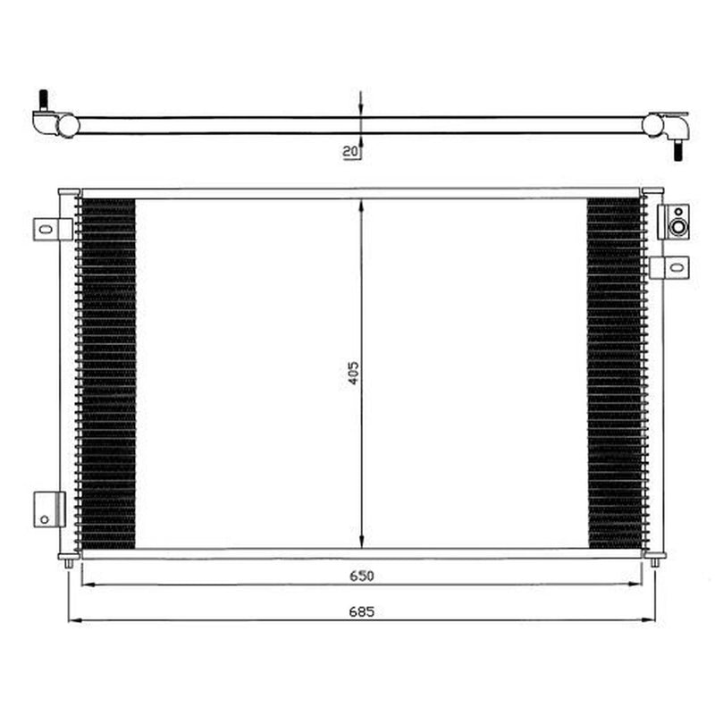 NRF Air Conditioning Condenser 35567