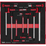 Teng Tools T-Handle Hex Key Set FOAM2 7 Pieces