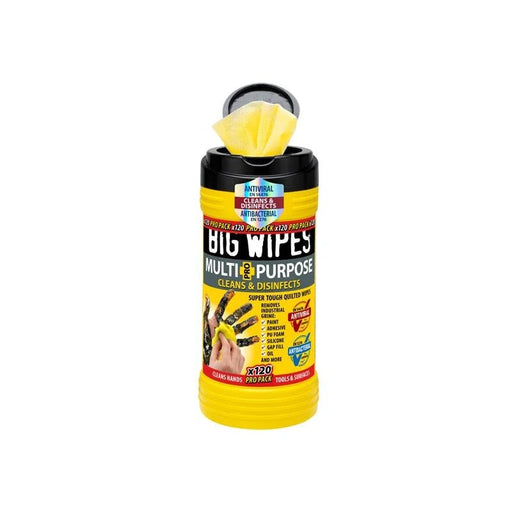 Big Wipes Multi-Purpose Pro+ Antiviral Wipes (Pro Pack Tub 120) - 2412 0000