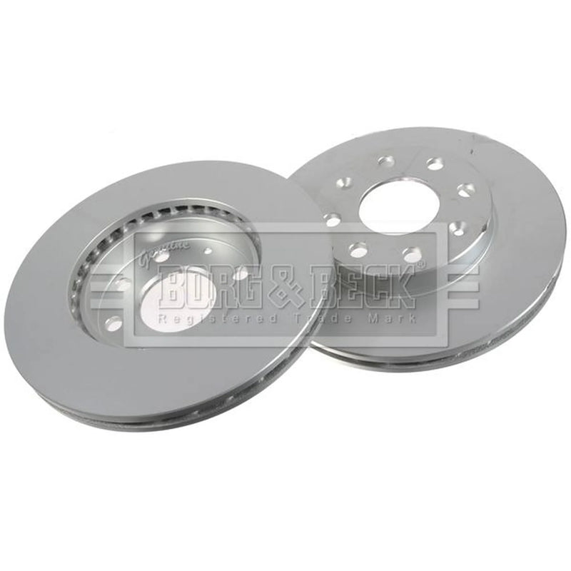 Borg & Beck 2 x Vented Front Brake Discs BBD4510