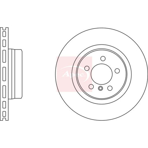 Apec 2 x Front Brake Discs DSK2594