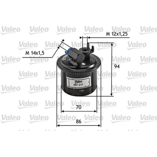 Valeo Fuel Filter Element 587217