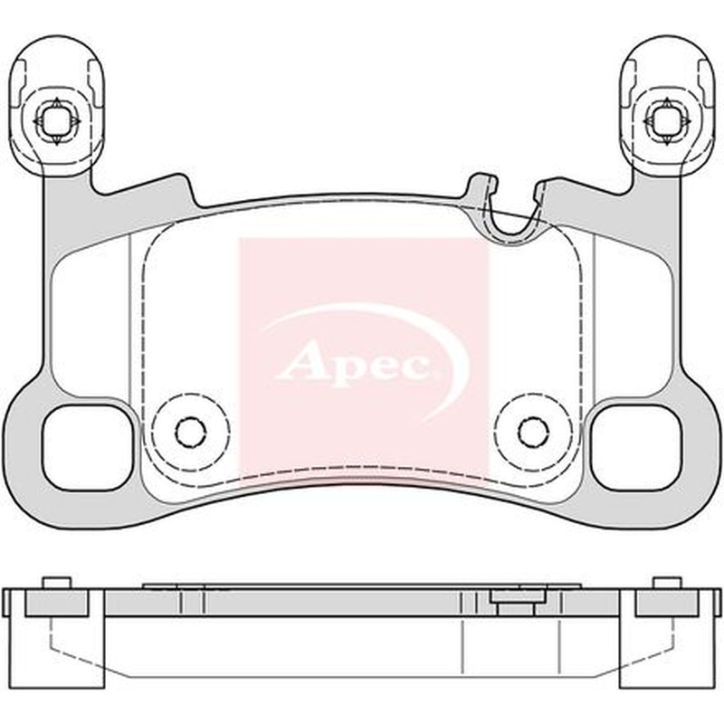 Apec Rear Brake Pad Set PAD2276