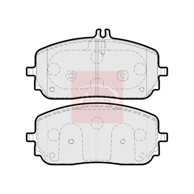 Apec Front Brake Pad Set PAD2245