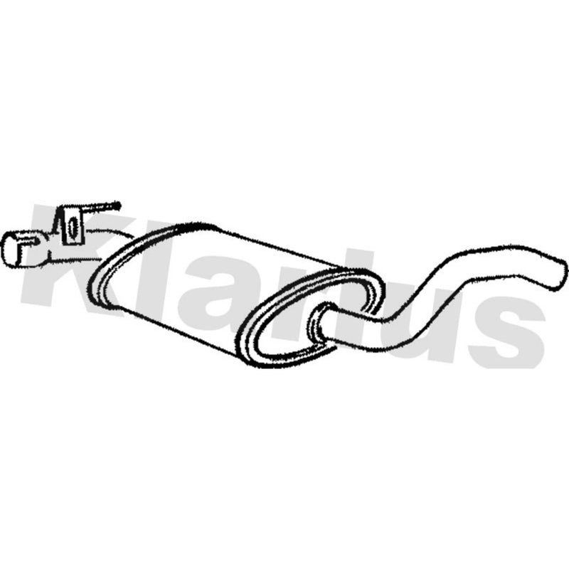 Klarius Box With Centre Pipe Centre VW352T