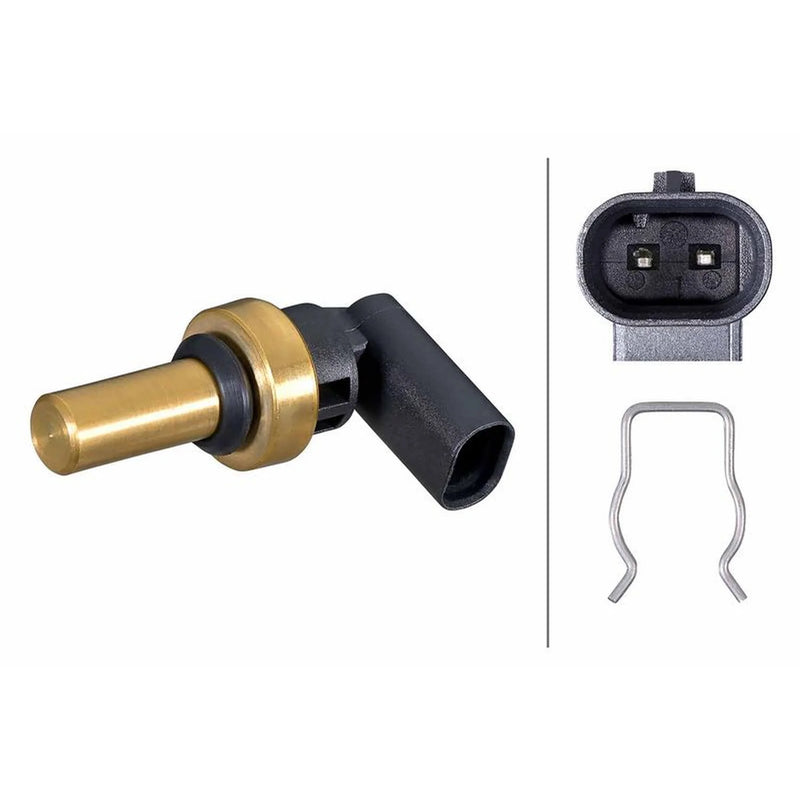 Hella Coolant Temperature Sensor Lower 6PT 358 385-581