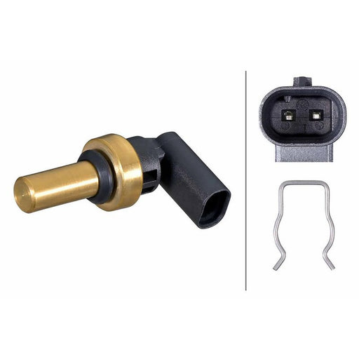 Hella Coolant Temperature Sensor Lower 6PT 358 385-581