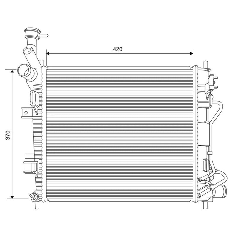 Valeo Engine Radiator 701621