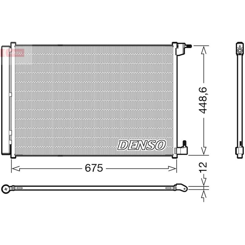 Denso Air Conditioning Condenser DCN17060