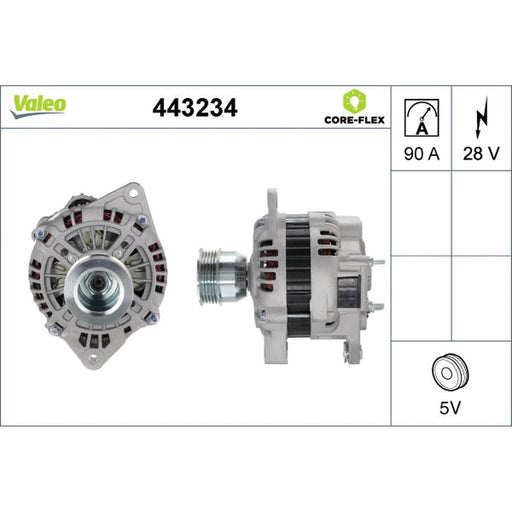 Valeo Car Alternator 12V 443234