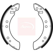 Apec Brake Shoe Set Axle Kit SHU244