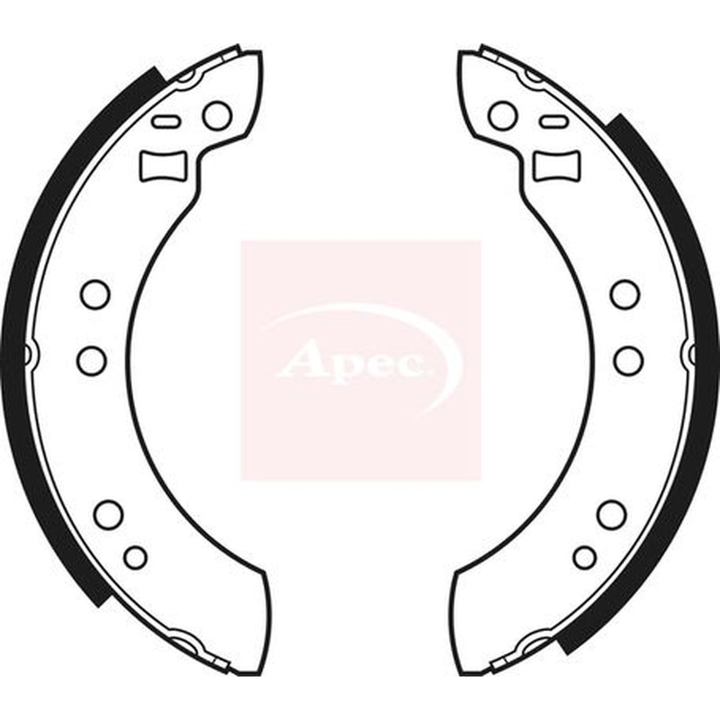 Apec Brake Shoe Set Axle Kit SHU244