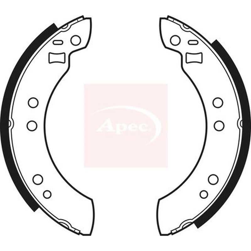 Apec Brake Shoe Set Axle Kit SHU244