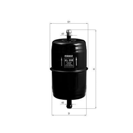 Mahle Fuel Filter Element KL 558