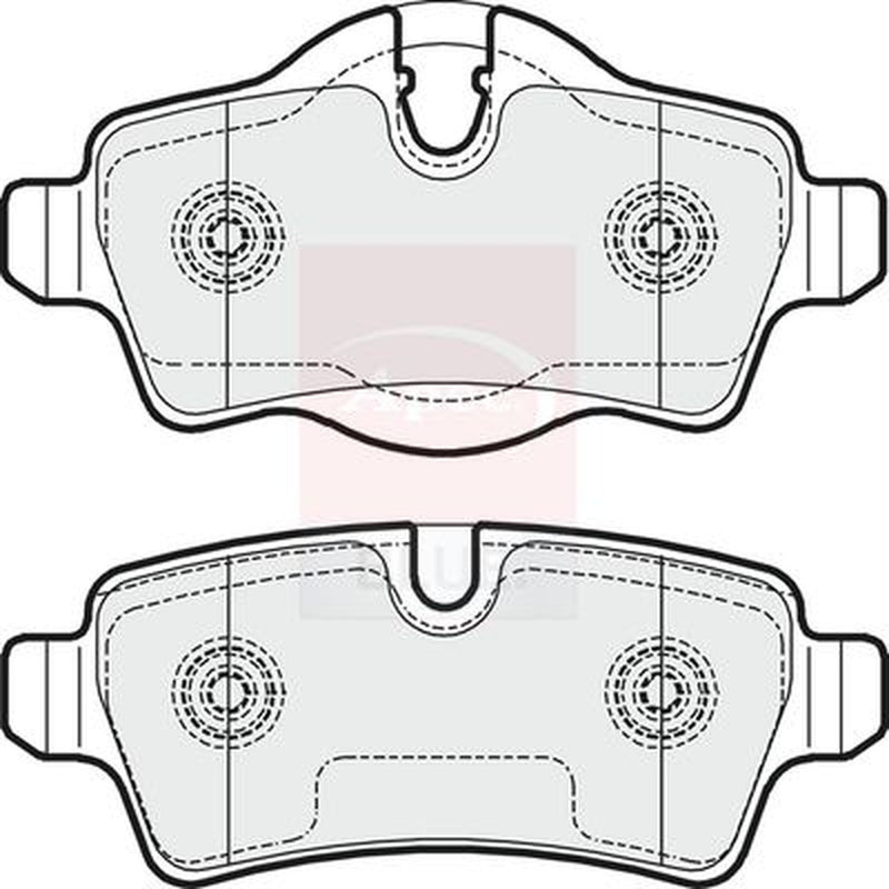 Apec Rear Brake Pad Set PD3240
