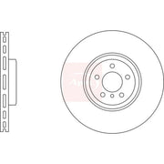 Apec 2 x Vented Front Brake Discs DSK3232