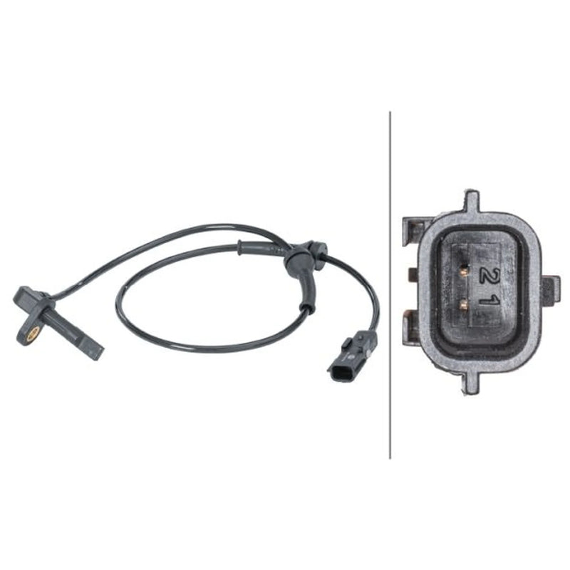 Hella ABS Wheel Speed Sensor Rear 6PU 012 679-911