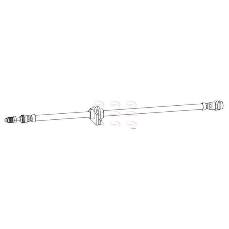 Apec Brake Hydraulic Hose Line Front HOS4301