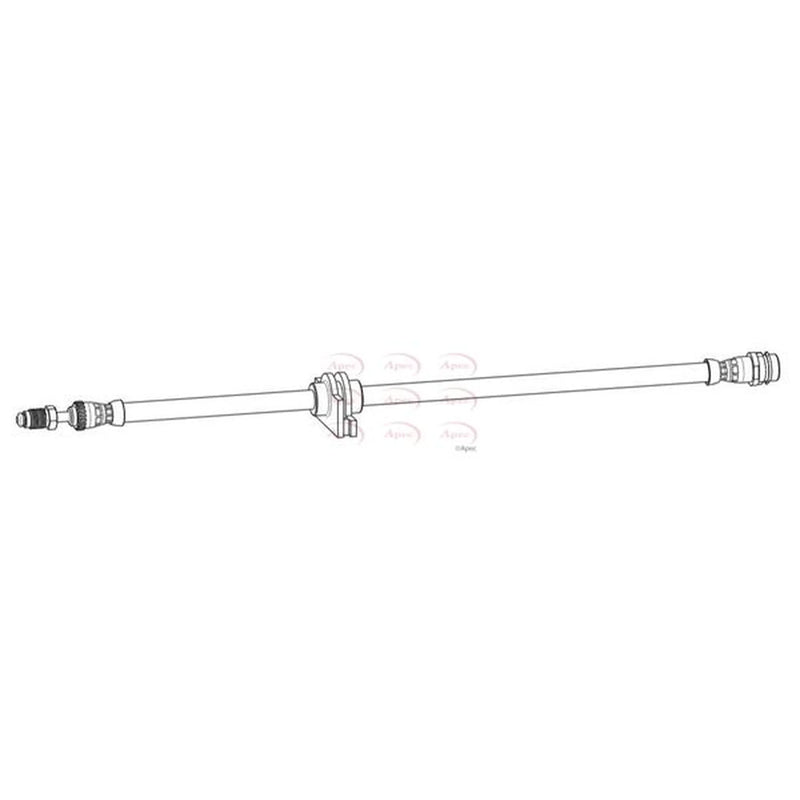 Apec Brake Hydraulic Hose Line Front HOS4301