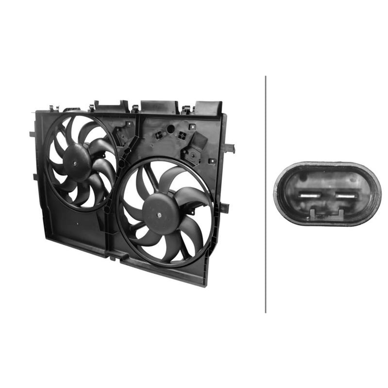 Hella Engine Cooling Fan Front 8EW 366 420-171