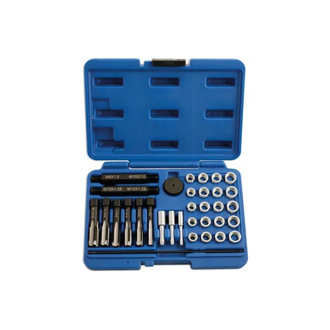 Laser Tools Glow Plug Thread Repair Kit 33pc - PL
