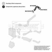 Borg & Beck Intercooler Turbo Charge Air Hose BTH1098