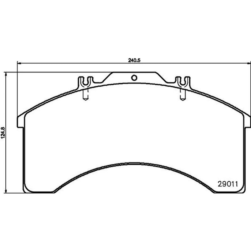 DON Front Brake Pad Set CVP015