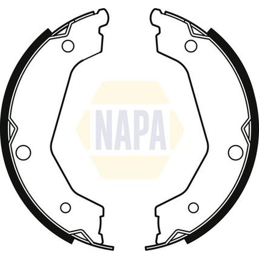 NAPA Parking Brake Shoe Set NBS5053