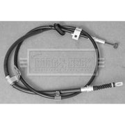 Borg & Beck Handbrake Cable Left Rear BKB3538