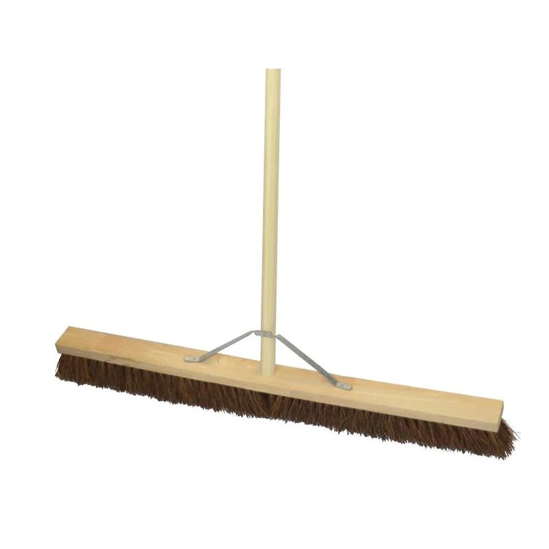 Faithfull Stiff Bassine Broom 900mm (36in) + Handle & Stay - FAIBRBASS36H
